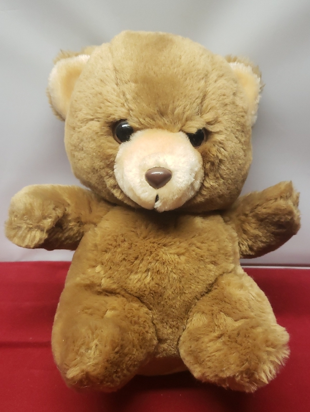 Cobbie Cuddlers Vintage 1988 Plush Brown Teddy Bear Soft Stuffed Toy Korea